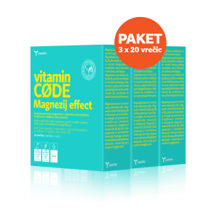 Vitamin Code Magnezij Effect 375, prah, PAKET 3x 20 vrečic