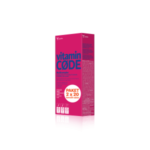 Vitamin Code Multicomplex, PAKET 2x20 šumečih tablet